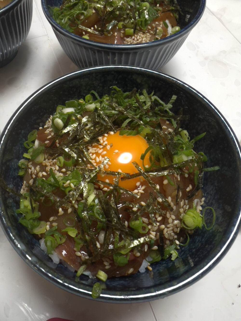 ヒラマサの漬け丼